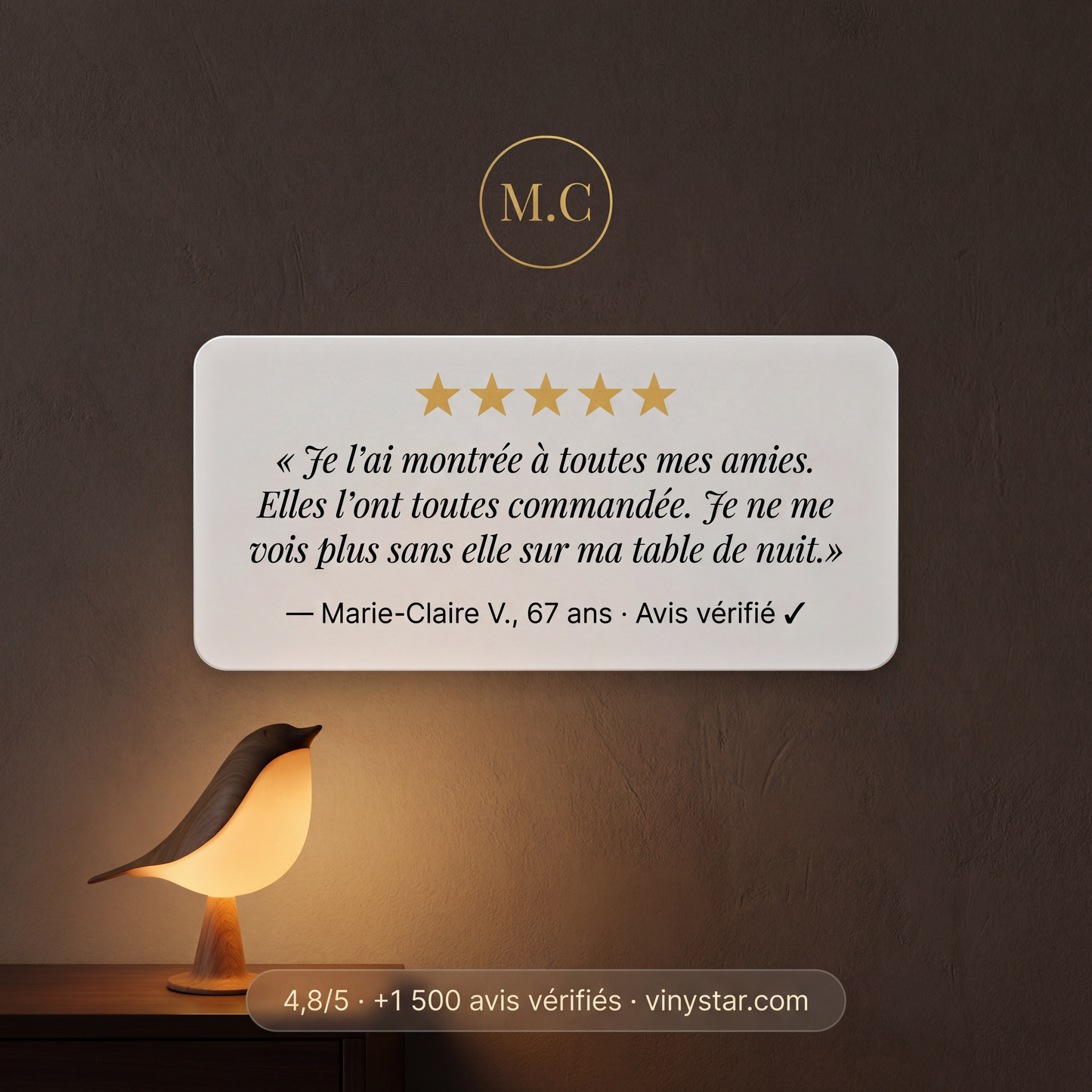 BirdZen — L'oiseau qui veille sur vos soirées